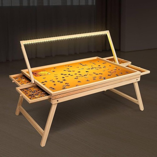 Led puzzle table - table, jigsaw