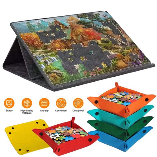 Tilting puzzle board - board, jigsaw