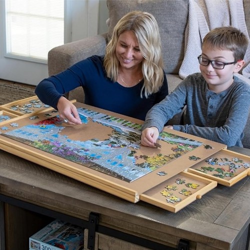 1000pcs puzzle table - 1000pcs, tilting