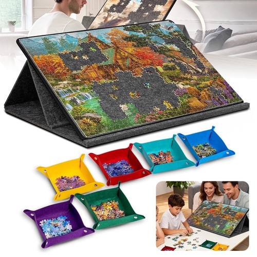 Tilting puzzle board - board, with