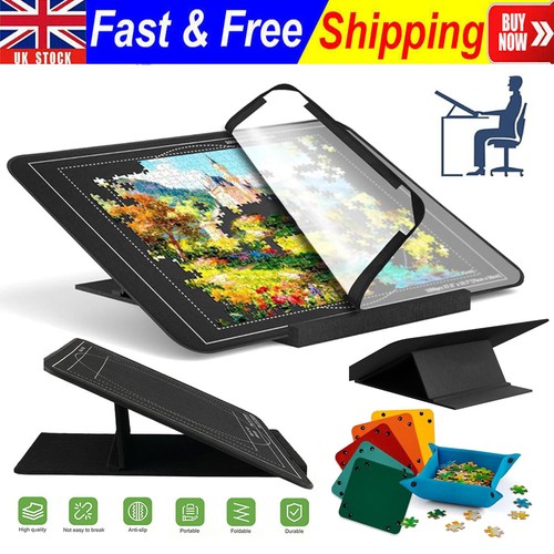 Puzzle board adjustable stand - board,