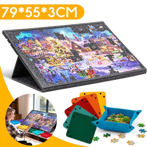 Tiltable jigsaw board for - board,