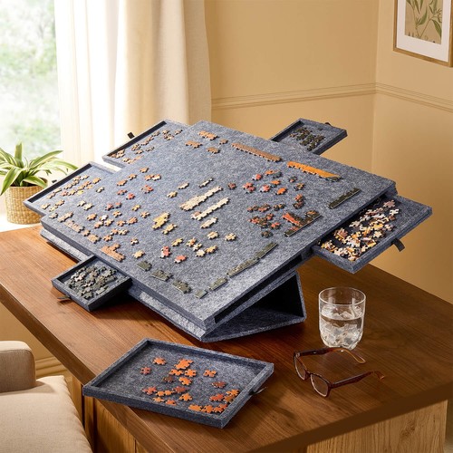Tilting felt puzzle board - puzzle,