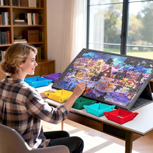 1000pcs puzzle board - 1000pcs, tilting