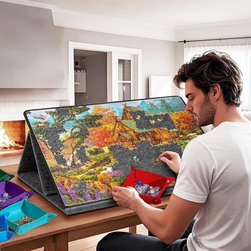 1000 pieces tilting jigsaw - tilting,