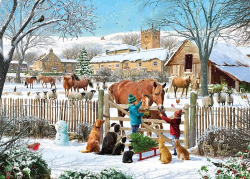 Winter treats 1000 piece - winter,