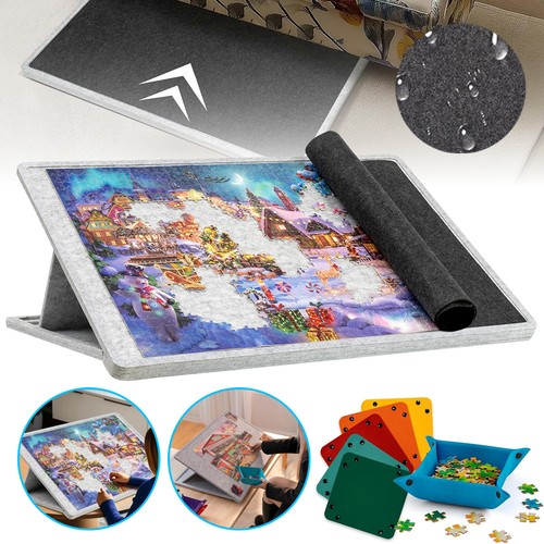 Tilting jigsaw puzzle board - jigsaw,