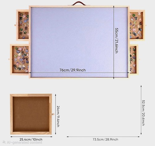 Classic wooden jigsaw - wooden,