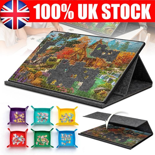 Tilting puzzle board with - puzzle,