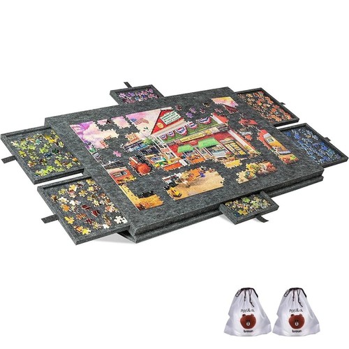 1000 piece puzzle - piece, drawer